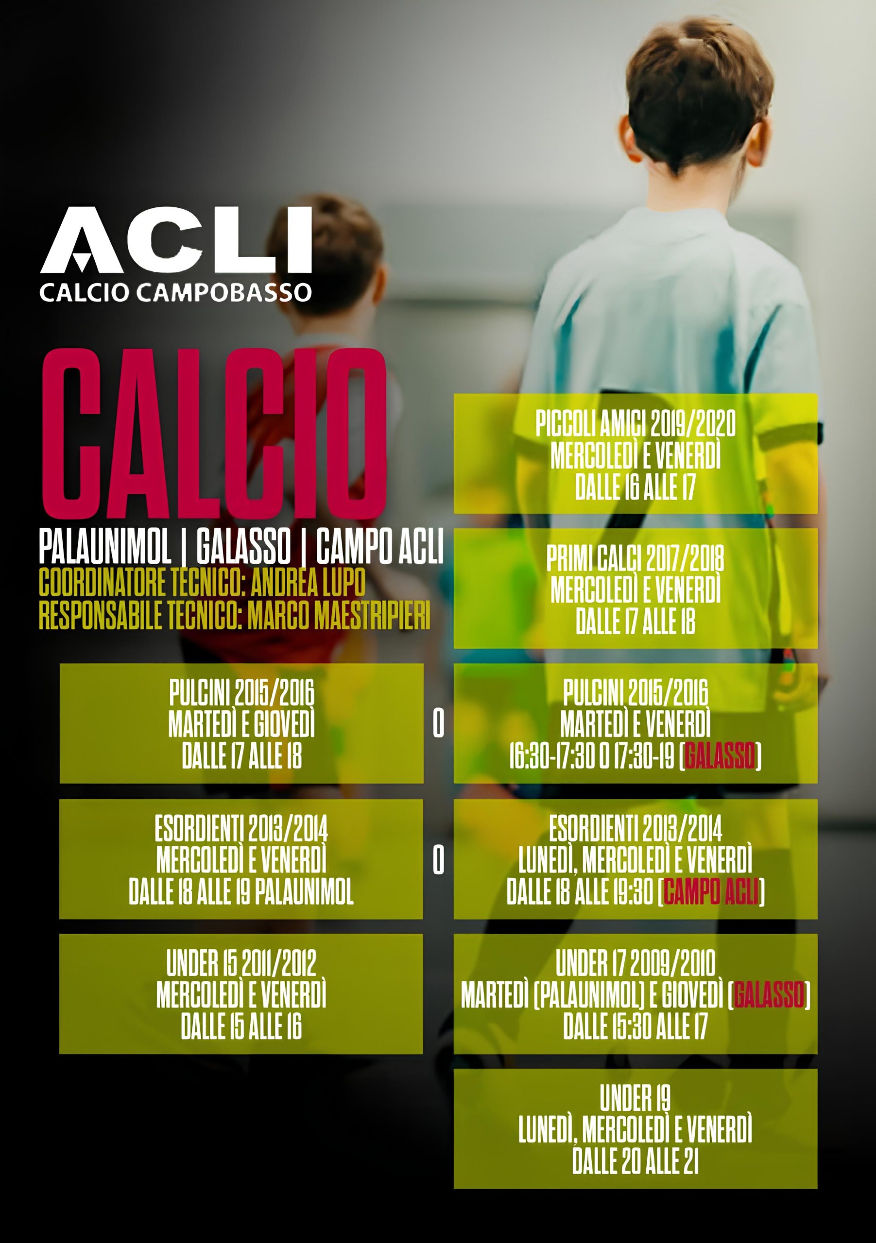 Locandina Calcio a 5 CUS Molise