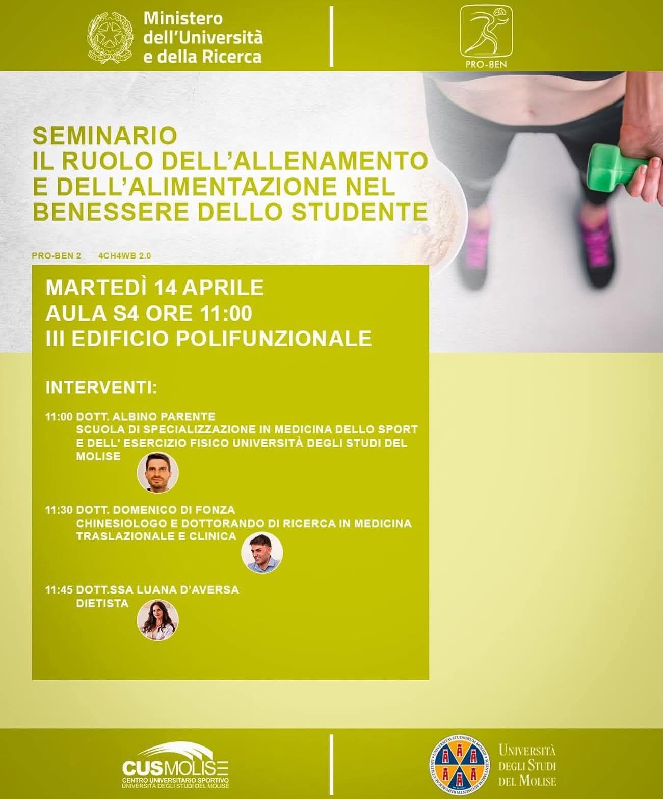 Secondo seminario PRO-BEN 2